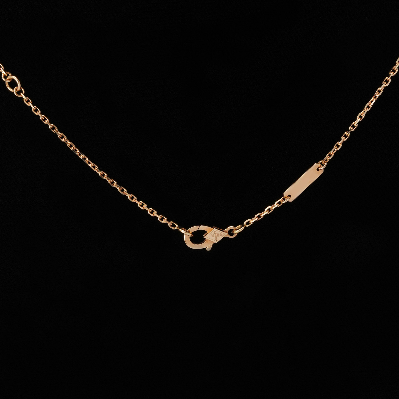 VAN CLEEF & ARPELS(USED)반클리프 빈티지 알함브라 커넬리언 네크리스
